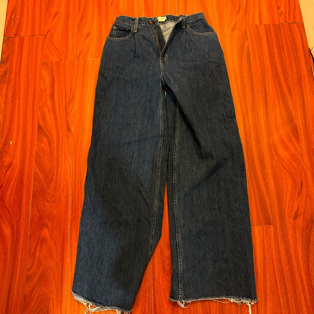 Fashion Nova Vintage Brand oversized high waisted jeans
